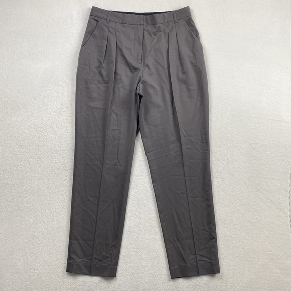 The Garment Banker Tapered Pants Collection 1 Pleated Front Trouser/Pant (Gray) - Picture 3 of 15